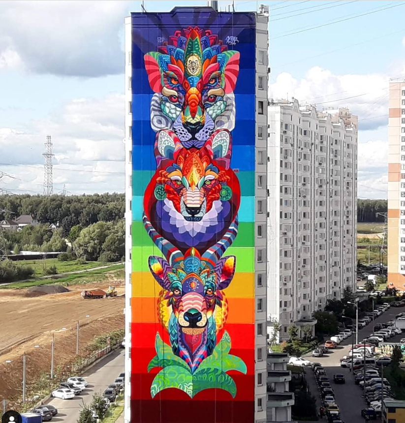 Farid Rueda street art world animal day