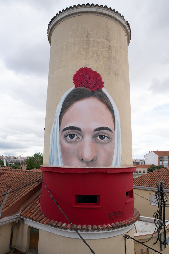 La Chulapa - Gerada in Madrid street art