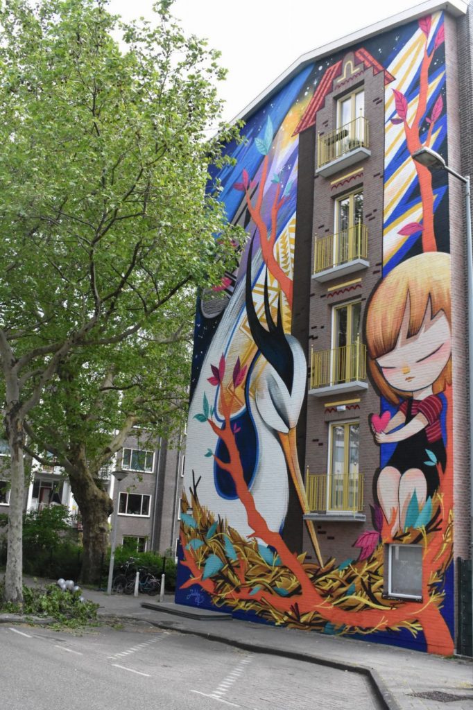 Julieta XLF street art amsterdam festival