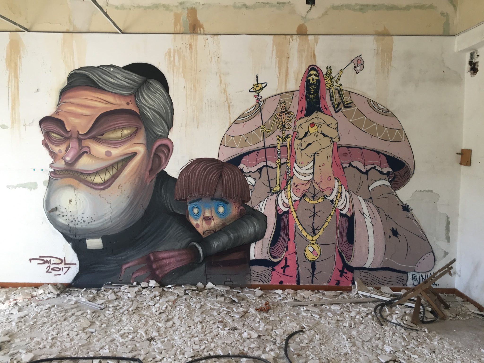 DavidL & Jay Bisual street art