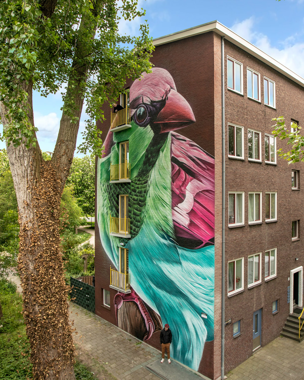 Dopie for "If Walls Could Speak" festival by Amsterdam Street Art Photo Tim van Vliet