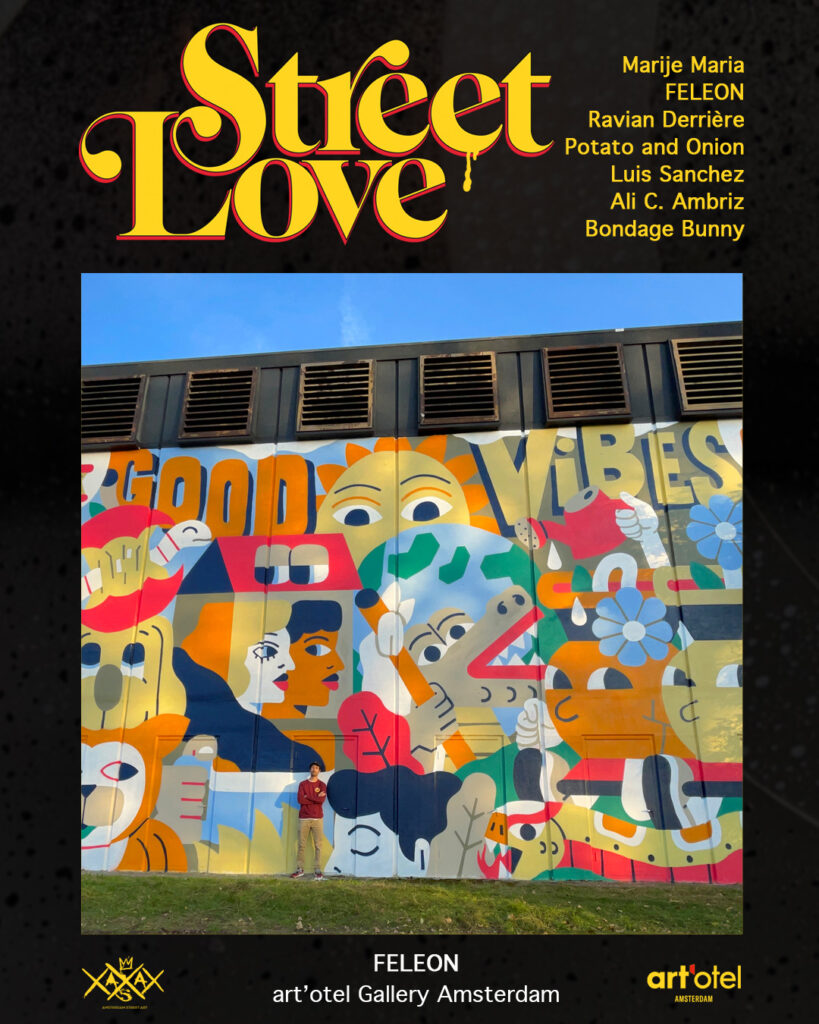 Flyer Street Love, with artwork of FELEON