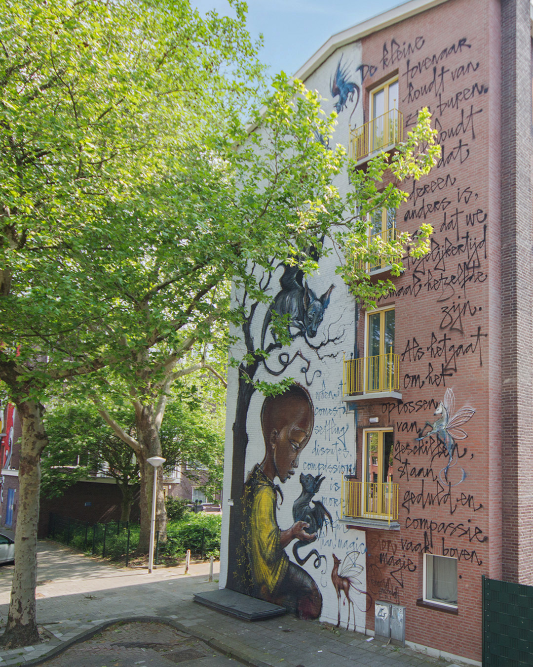 Hera for "If Walls Could Speak" festival by Amsterdam Street Art Photo: Beazarility