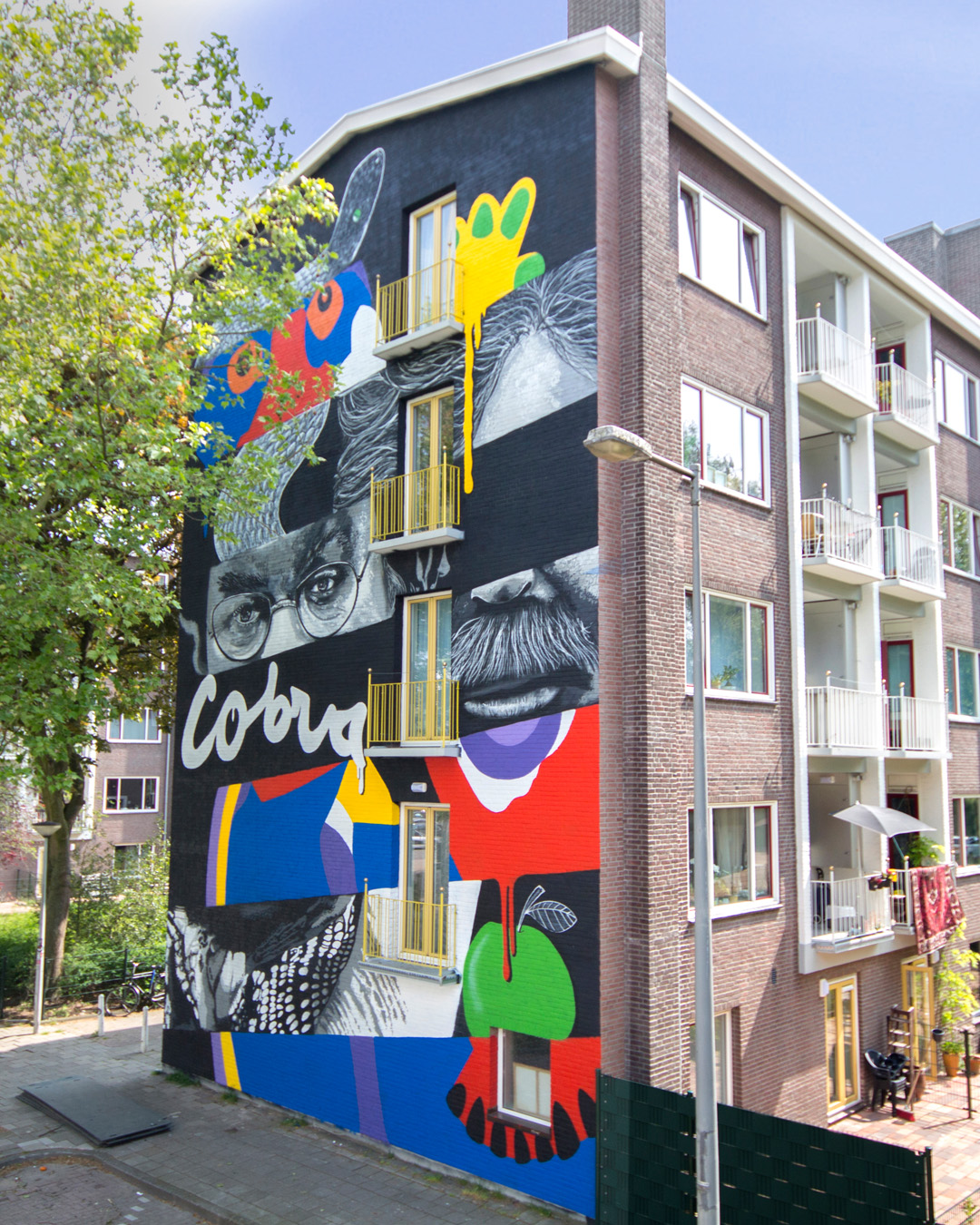 Sjem Bakkus, IVES.one & Beazarility for "If Walls Could Speak" festival by Amsterdam Street Art