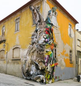 b0rdalo street art bunny