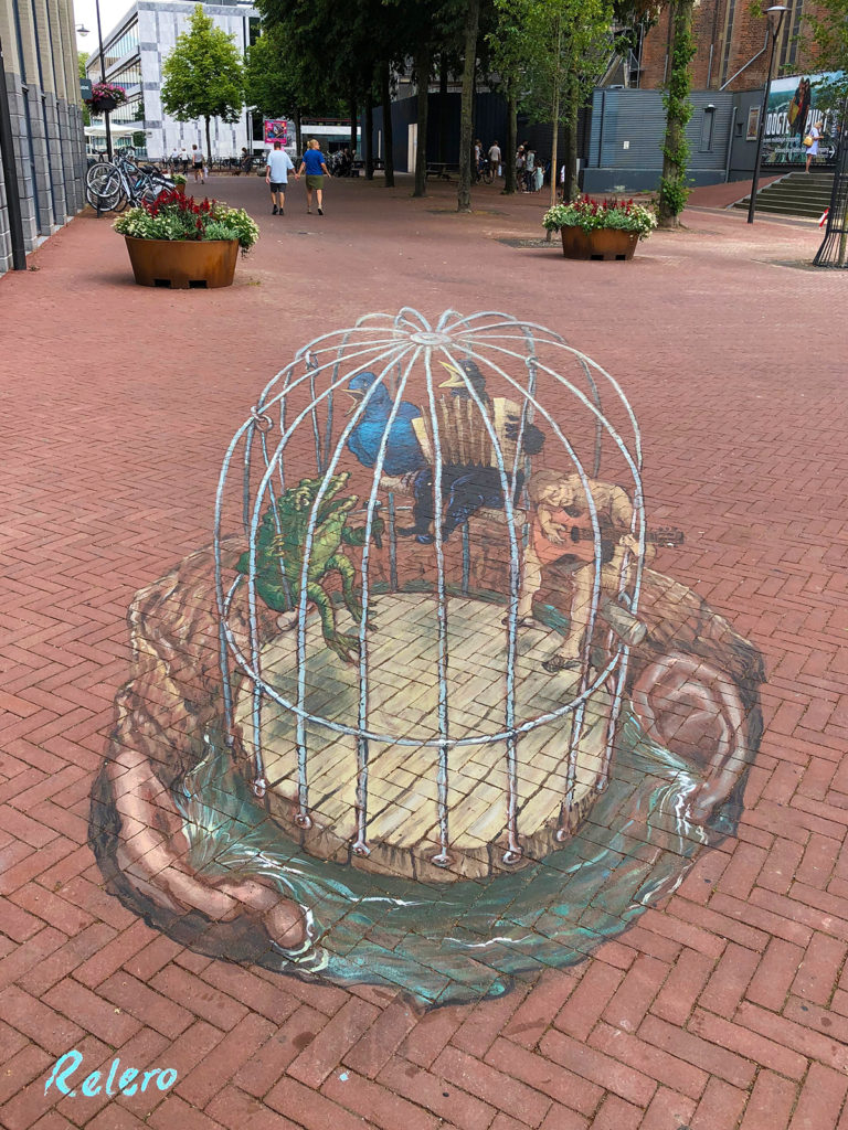 Street art, graffiti, anamorphic, 3d, arnhem, city, Amsterdam Street Art