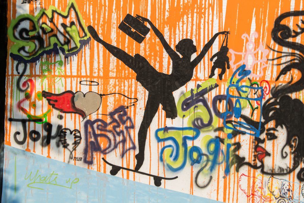 Amsterdam Street Art, Mumbai, Paint the city orange, collaboration, mural, workshop, street art