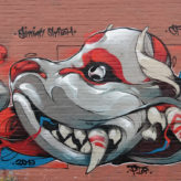 Simian Switch art mural