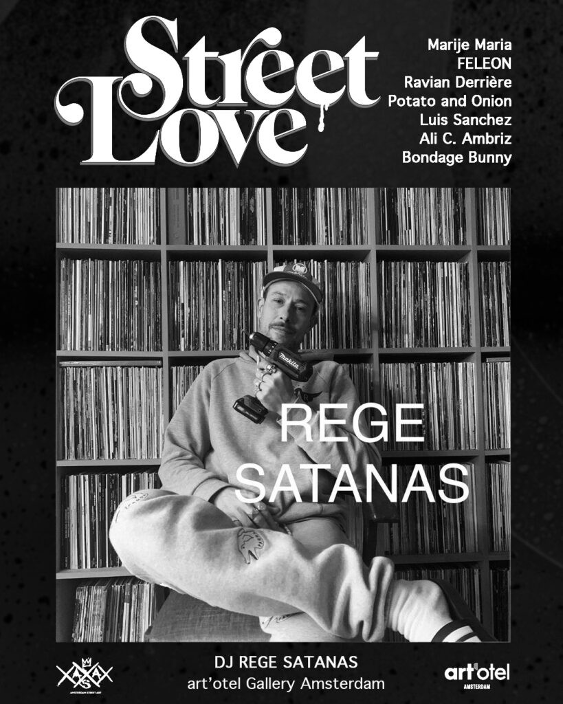 Flyer Street Love, with a picture of Rege Santanas 