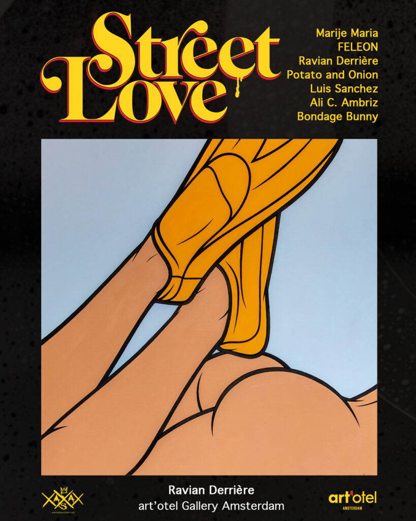 Flyer Street Love, with artwork of Ravian Derrière