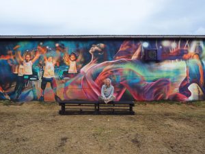 Yasja mural the freezer street art