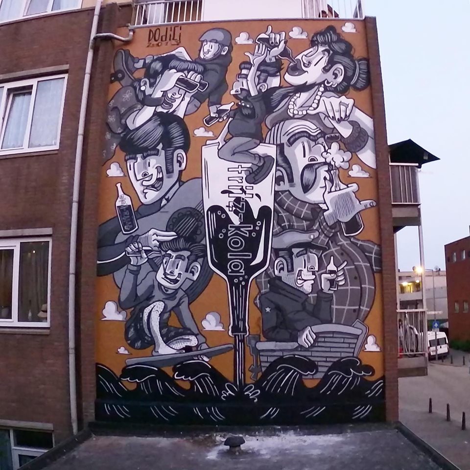 dodici street art rotterdam fritz cola