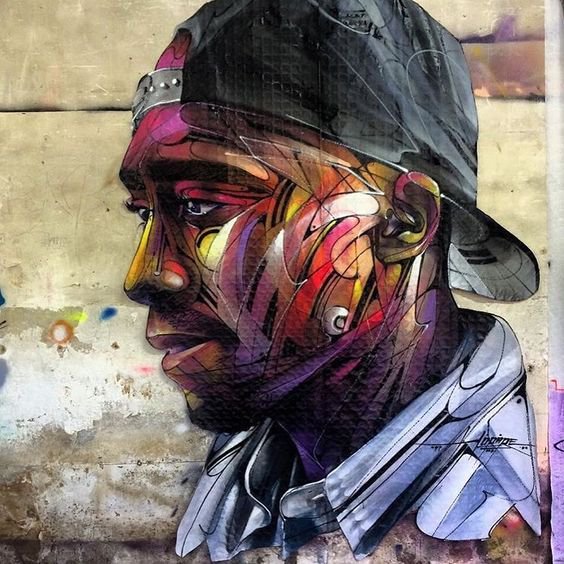 tupac street art hopare